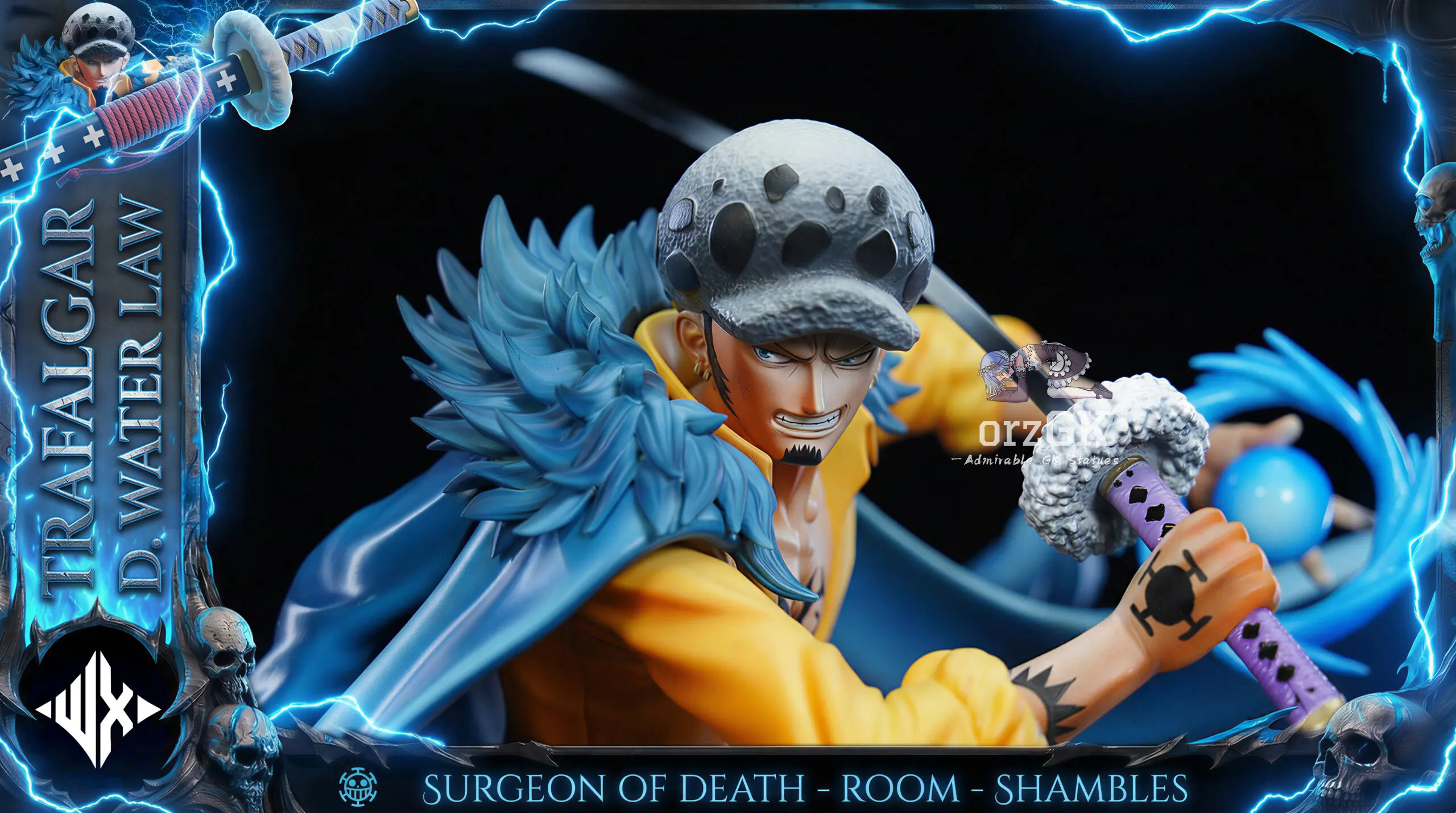 WX Studio - Onigashima Battle Iconic Scene #01 Trafalgar D. Water Law One Piece - Image 2