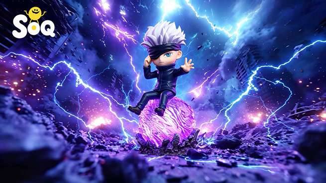 SOQ Studio - Satoru Gojo Chibi Figure Jujutsu Kaisen