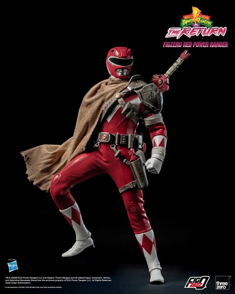 Threezero - Mighty Morphin Power Rangers: The Return FigZero 1/6 Red Power Ranger 3Z10200W0 (Licensed) - Image 3