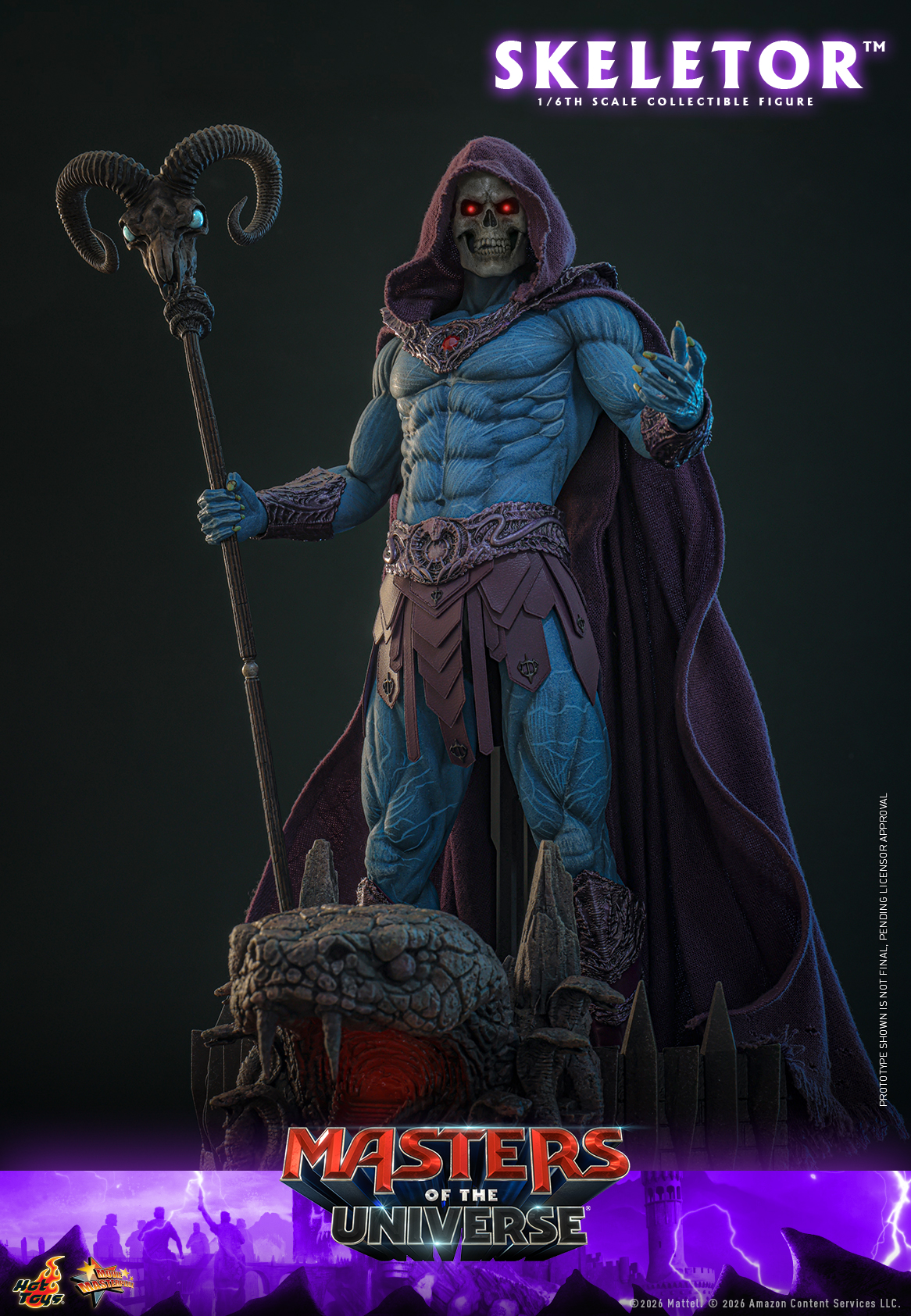 Hottoys - Masters of the Universe Skeletor 16th scale Collectible Figure MMS889 (Licensed) - Image 27