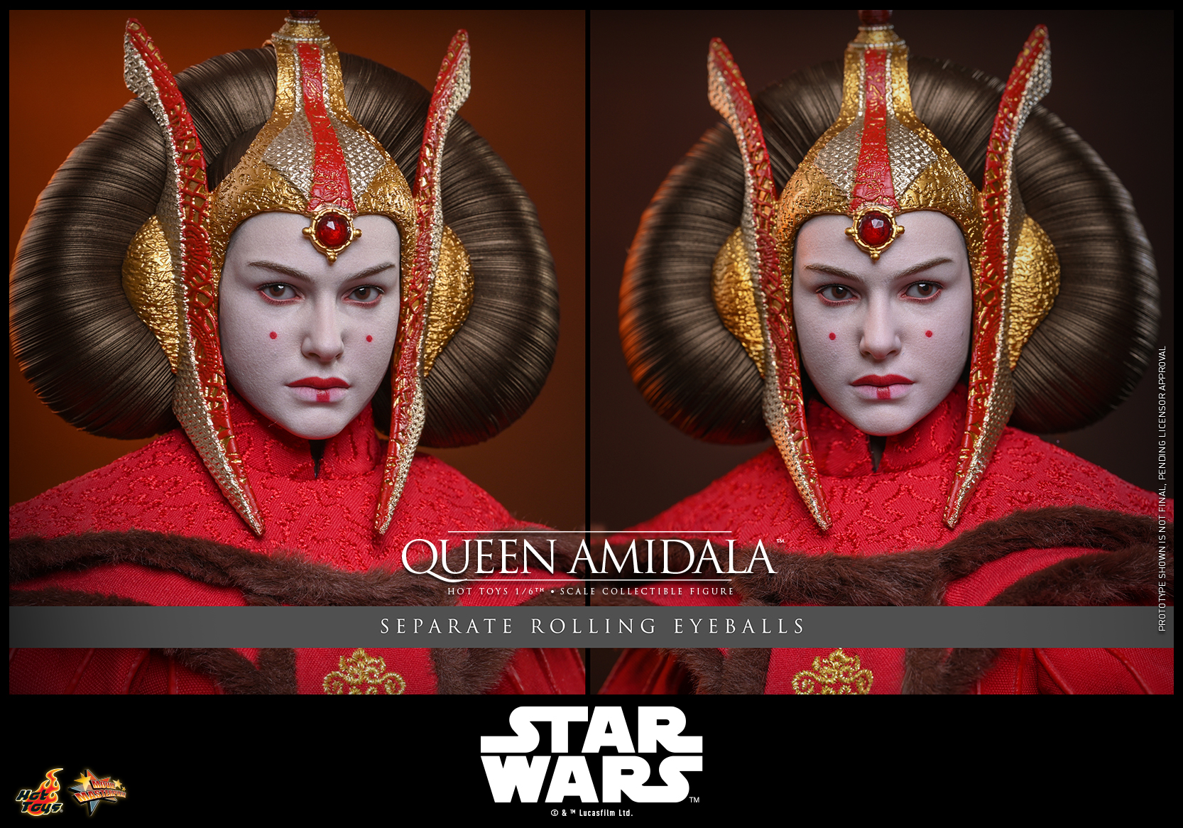 Hottoys - Star Wars: The Phantom Menace Queen Amidala 1/6th scale Collectible Figure MMS883 (Licensed) - Image 10