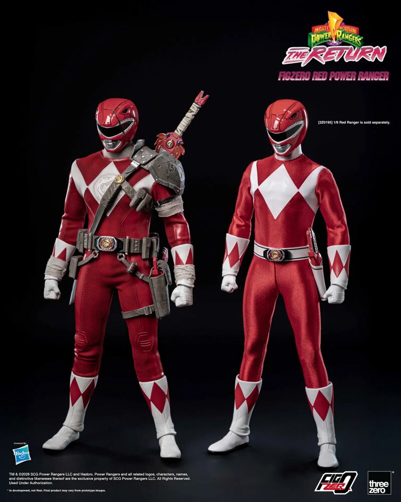Threezero - Mighty Morphin Power Rangers: The Return FigZero 1/6 Red Power Ranger 3Z10200W0 (Licensed) - Image 5