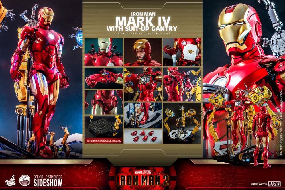 Hot Toys - Iron Man Mark IV with Suit-Up Gantry