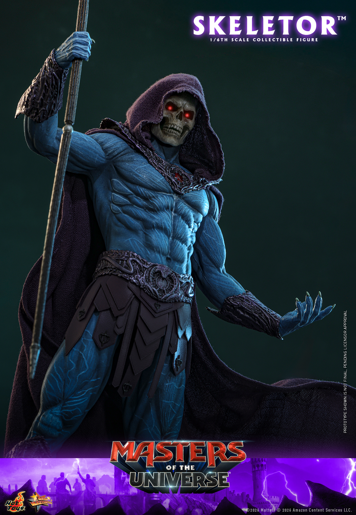Hottoys - Masters of the Universe Skeletor 16th scale Collectible Figure MMS889 (Licensed) - Image 10